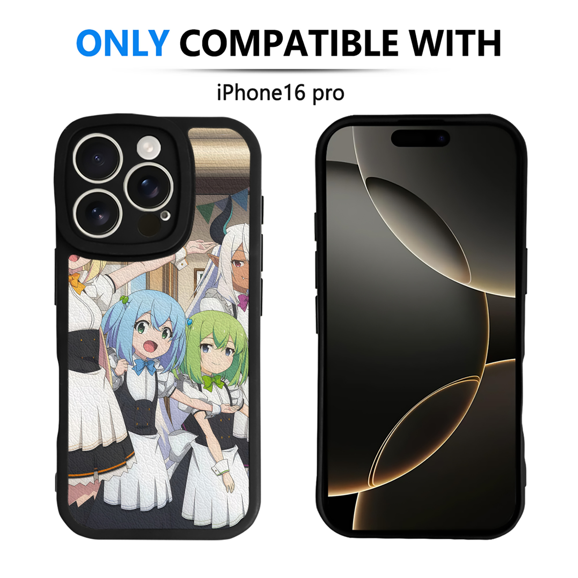（画像用） 転スラ Regarding Reincarnated to Slime 【iPhone 16シリーズ対応】シリコンスマホケース（レザー調） 材質：シリコン